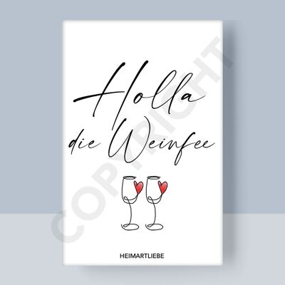 IMÁN - HOLLA EL HADA DEL VINO