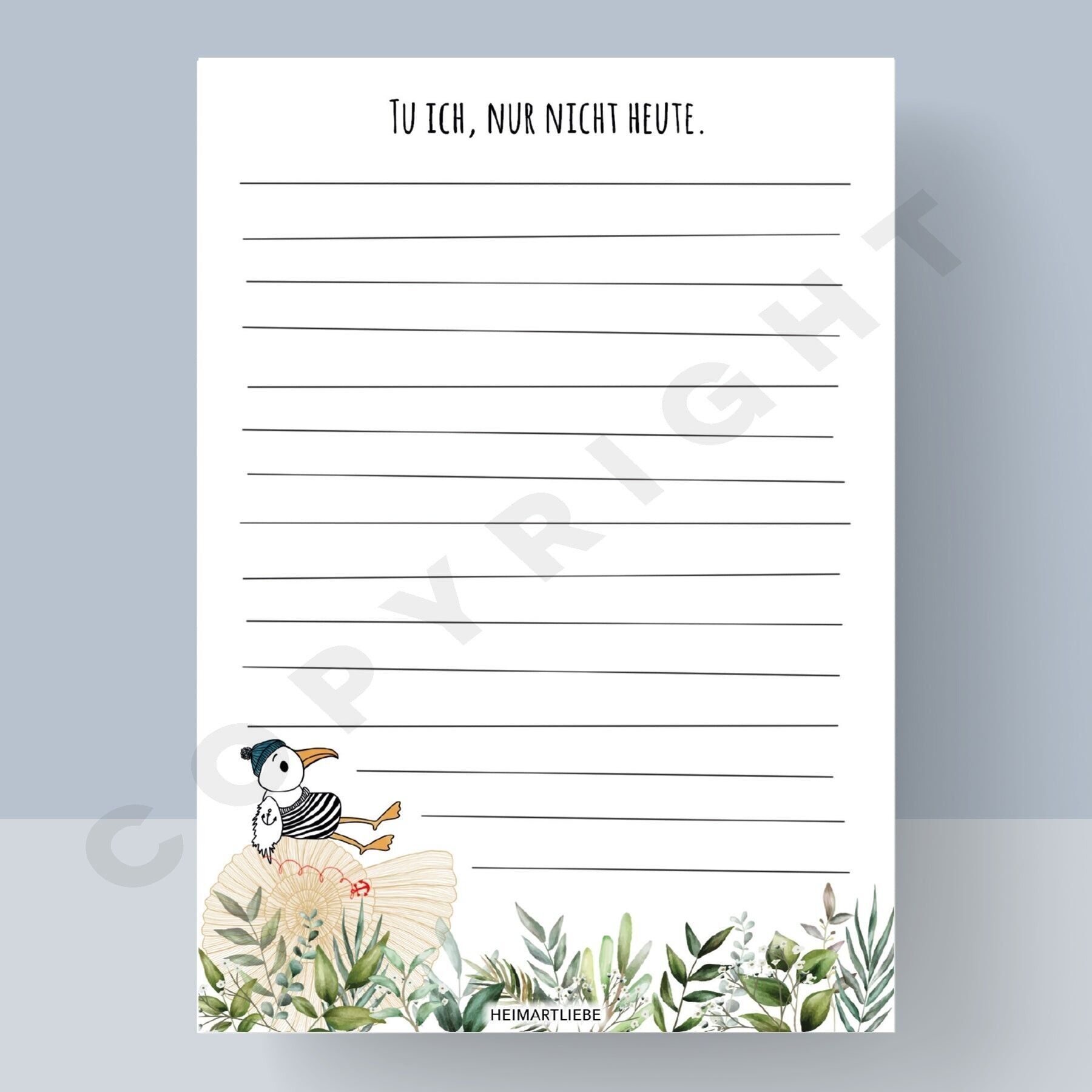 BLOCCO NOTE A6 - LO FACCIO, SOLO NON OGGI