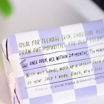 Teenage Kicks Natural Vegan Soap Bar for Teenagers 10