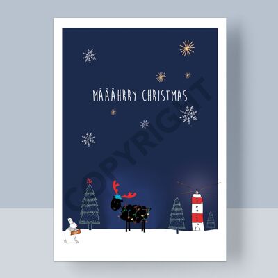 CHRISTMAS POSTCARD - ENJOY THE MAGIC