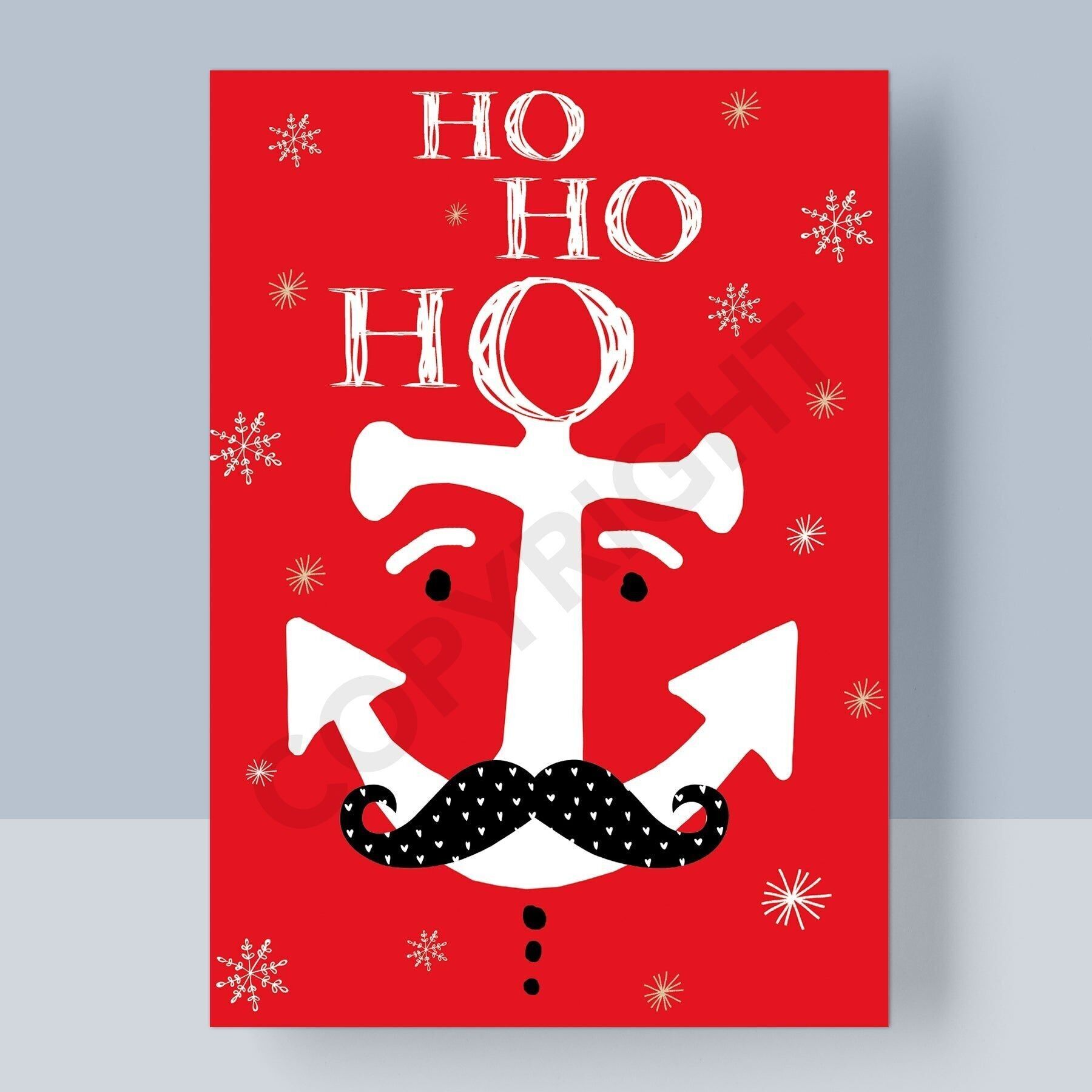 CARTOLINA DI NATALE - HO HO HO ANCORA