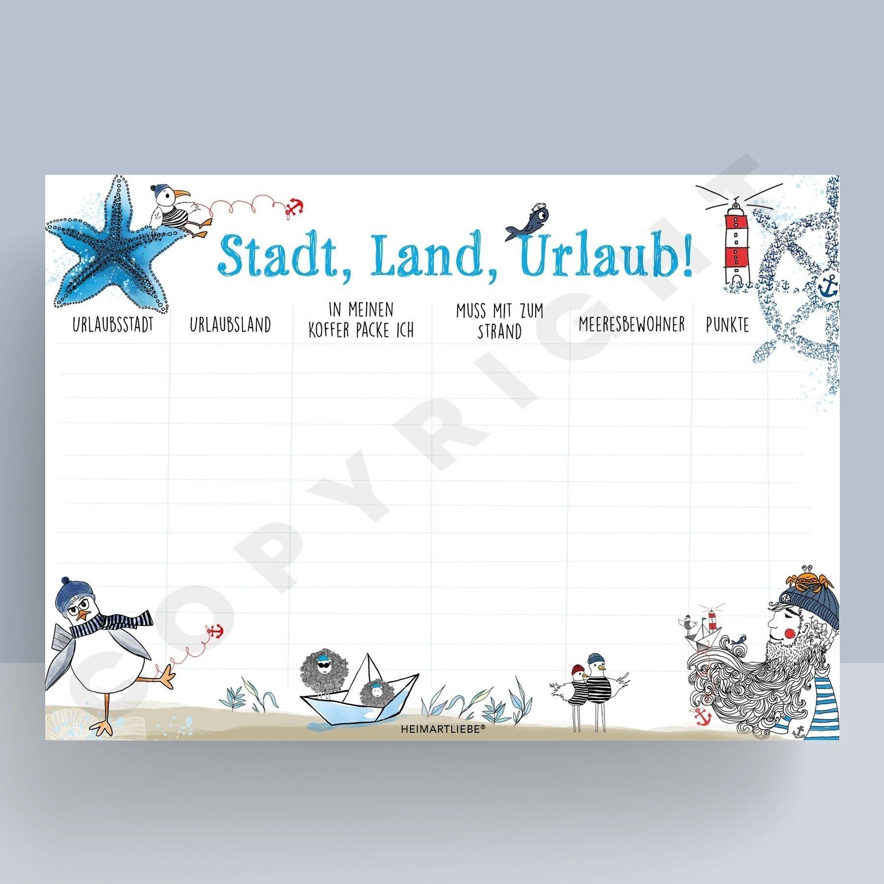 TAPPETINO DA GIOCO E SCRITTO A4 | VACANZA IN CAMPAGNA IN CITTÀ