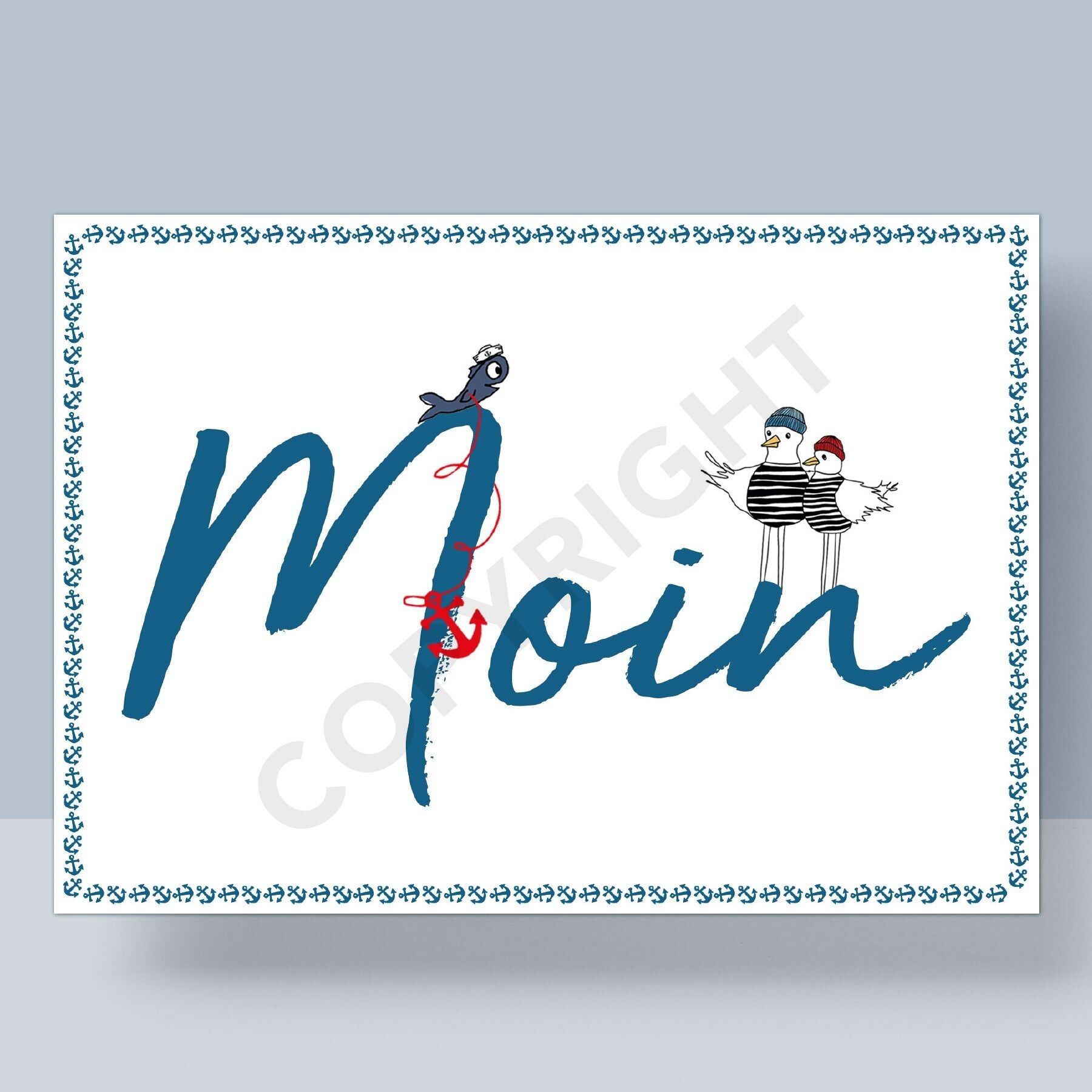 CARTOLINA - ANCORA MOIN