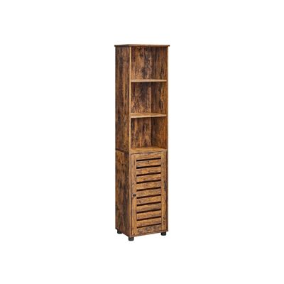 Vintage brown bathroom cabinet 40 x 30 x 167 cm (L x W x H)
