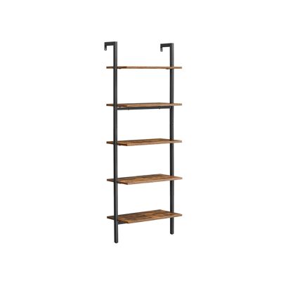Vintage brown and black standing shelf 60 x 30 x 172 cm (L x W x H)