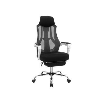 Office chair white-dark gray 53 x 50 cm (L x W)