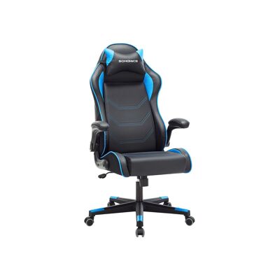Gaming chair black-blue 5 x 79 x (120-130) cm (L x W x H)