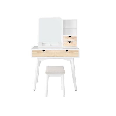 Dressing table with mirror 90 x 40 x 146 cm (L x W x H)