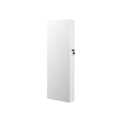 White hanging jewelry cabinet 37.5 x 9.7 x 108 cm (L x W x H)