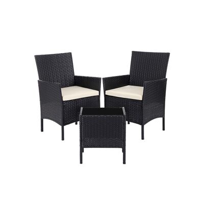 Polyrattan garden furniture set