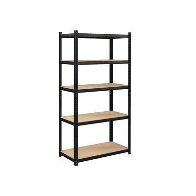 Storage shelf with 5 adjustable shelves 180 x 90 x 40 cm (H x L x W)
