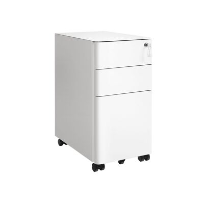 Office cabinet with wheels and lock 30 x 46 x 59.2 cm (L x W x H)