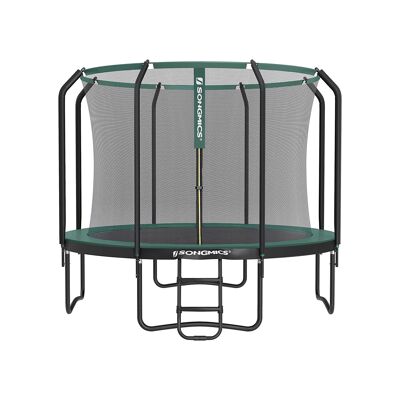 Trampoline 305 cm black-dark green 305 x 76 cm (Ø x H)