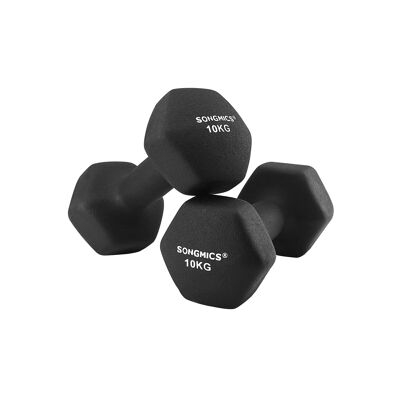 Set of 2 dumbbells (2 x 10 kg) 26 x 13 x 11.5 cm (L x W x H)