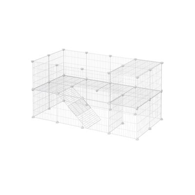 Mesh cage for small animals White 143 x 73 x 71 cm (L x W x H)