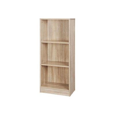 Bookcase with 3 compartments 40 x 93 x 24 cm (W x H x D