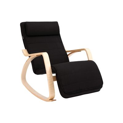 The rocking chair can be loaded up to 150 kg 67 x 115 x 91 cm (L x W x H)