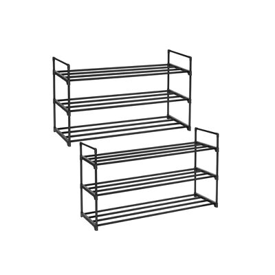 Shoe rack with 3 shelves 92 x 30 x 53 cm (L x W x H)