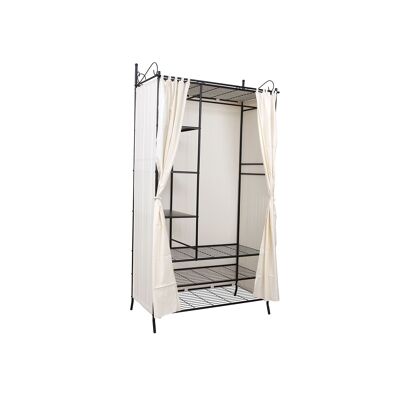 Cabinet with curtain 108 x 210 x 58 cm (W x H x D)