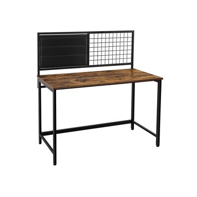 Desk 118 x 60 cm with grid 118 x 60 x 75/120 cm (L x W x H)