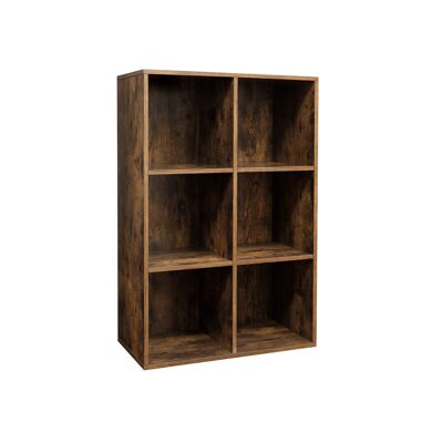 Bookcase 65.5 x 30 x 97.5 cm dark brown 65.5 x 30 x 97.5 cm (L x W x H)