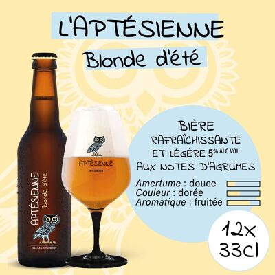 Aptésienne - Bière Blonde d'été 33cl