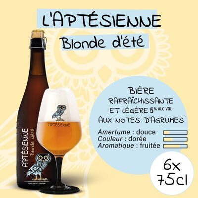 Aptésienne - Bière Blonde d'été 75cl
