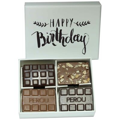 Box of 12 HAPPY BIRTHDAY chocolates