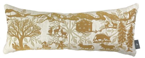 Housse de coussin tissée cale reins Hiver