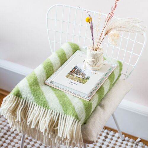 NEWS! Filip Wool Blanket Green, in stock 15.10.2023