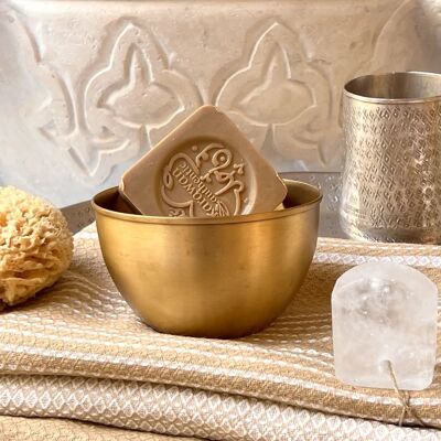 'MOON' GOLDEN SMOOTH BRASS BOWL