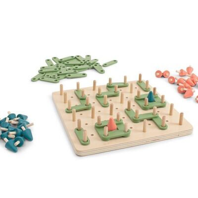 Punkte und Kästchen – Holzspielzeug – Spiel für Kinder – BS Toys