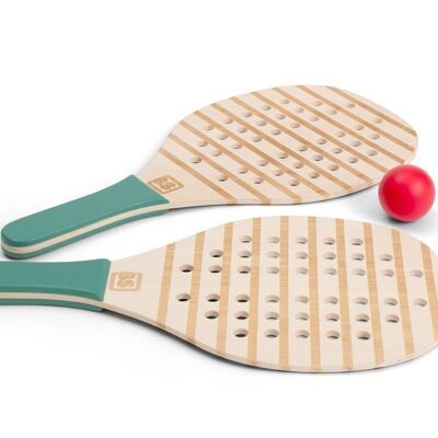 Padel Rackets - Wooden toy - Outdoor play - Ball game kids - BS Toys