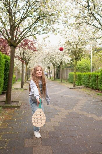 Raquettes de Padel - Jouet en bois - Jeu d'extérieur - Jeu de balle enfants - BS Toys 5