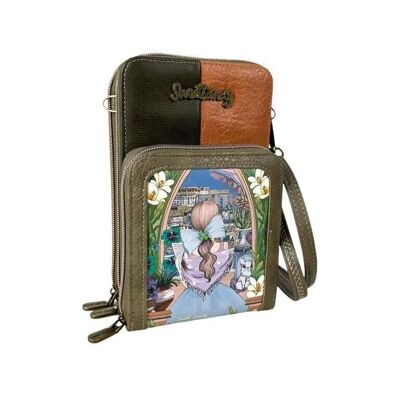 Sweet Candy Doll Mobile Phone Bag with Transparent Back