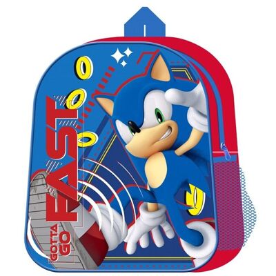 Mochila 31CM Sonic 31X26X10 con Bolsillo