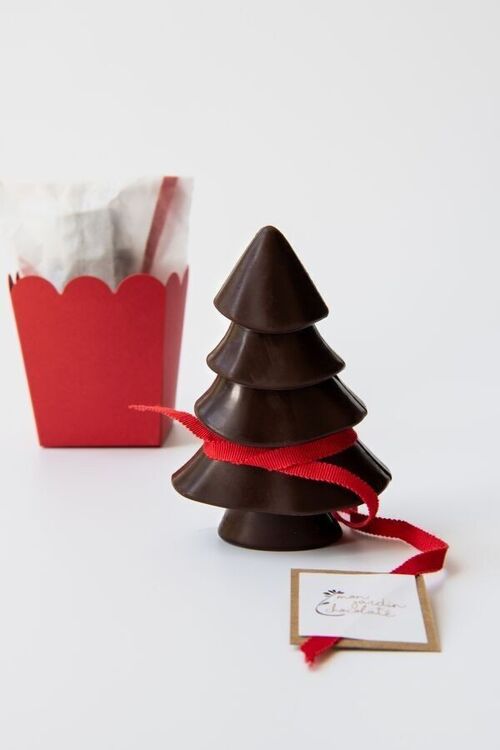 Sapin de Noël chocolat noir