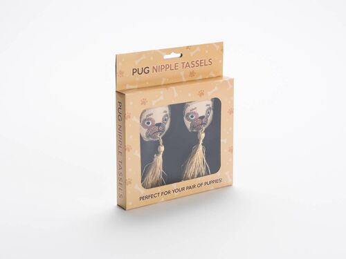 Pug Nipple Tassels - Novelty Gifts