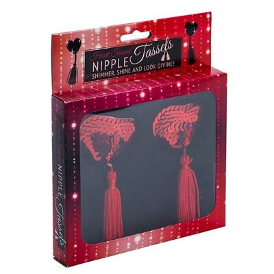 Rote Nippelquasten – Sexy Kleidung für Frauen – originelle Geschenke