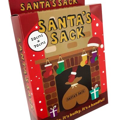 Santa's Sack, Christmas Gifts, White Christmas, Stocking - Novelty Gifts