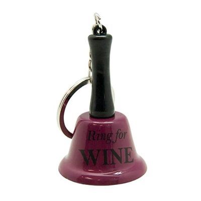 Keychain Bell - Ring For Wine - Novelty Gifts,Keychain