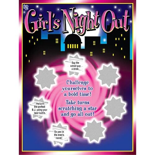 GNO - Scratchcard, Hen Night, Hen Gifts, Women's Gifts, Gift