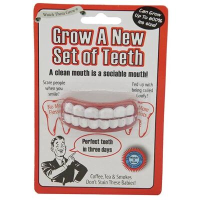 Crecer los dientes - Regalos novedosos