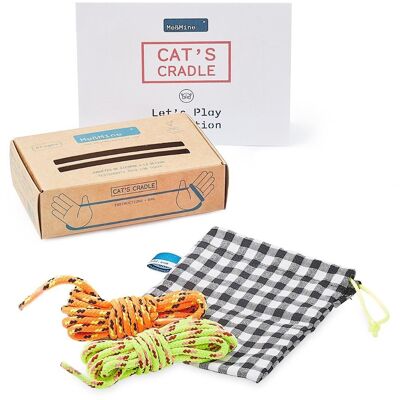 Cat's Craddle game + bag + instructions