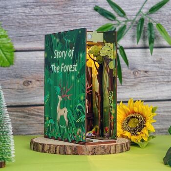 Coin livre DIY, Serre-livres Story of The Forest, Tone-Cheer, TQ106, 18,2 x 8 x 24,5 cm 1