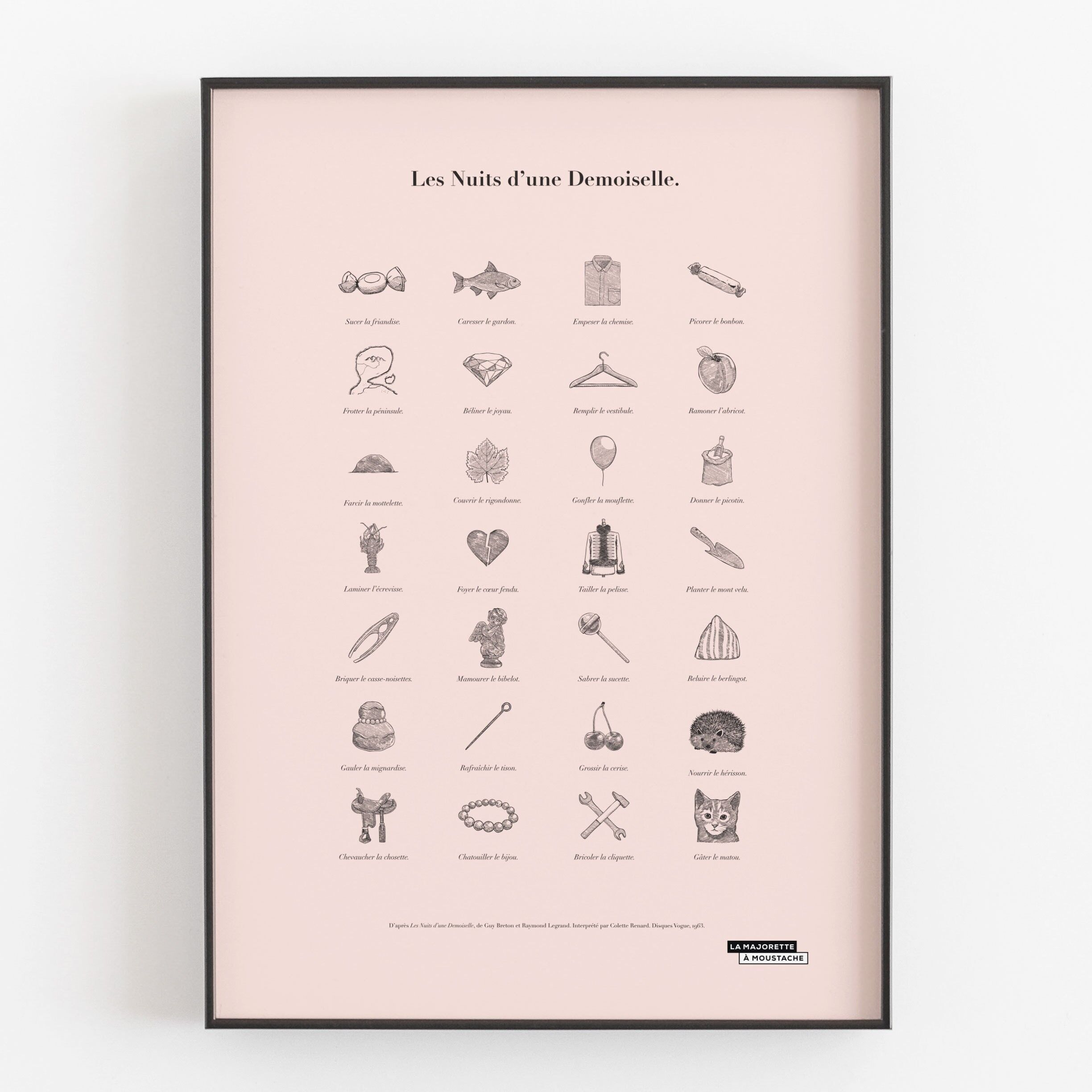 Poster Die Nächte einer jungen Dame - 30x40 cm