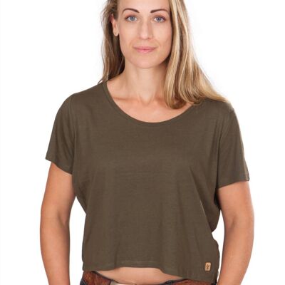 Camicia Fairwear Ecovero Basic Donna Verde Felce