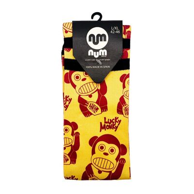 chaussettes unisexes LUCKY MONKY Loco Monky