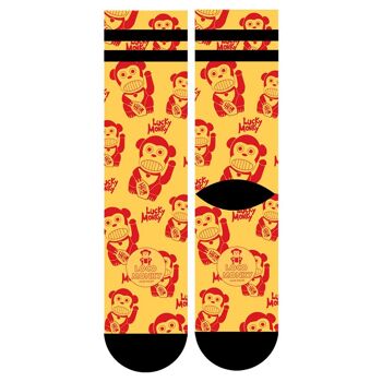 chaussettes unisexes LUCKY MONKY Loco Monky 2