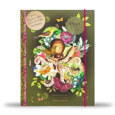 Agenda Pimpelmees A5 2024 - Poulpe Olive